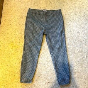 Striped tweed pants